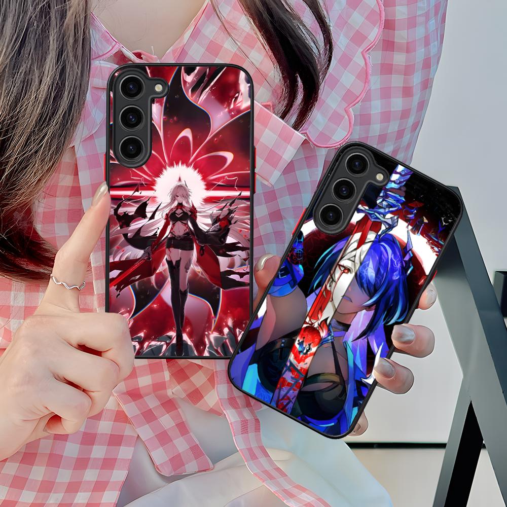 HSR Acheron Silicone Mobile Phone Case for Samsung Galaxy S26 S25 S24 S23 S22 S21 Plus FE Ultra Colorful Cover