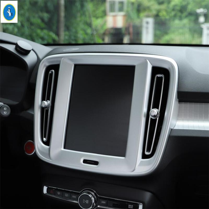 Matte Car Accessories Pillar A Speaker / Gear Box / Water Cup Holder / Air AC Vents Outlet Cover Trim For Volvo XC40 2018 - 2025