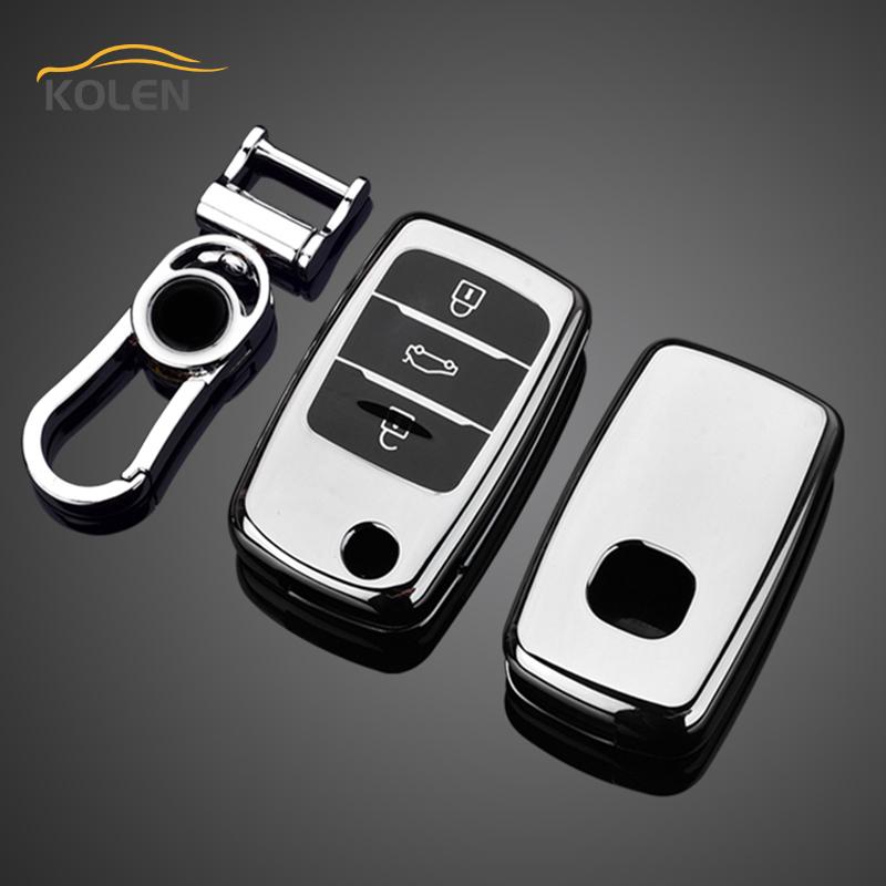 Soft Tpu Car Remote Key Case Cover Protective Shell Fob For Changan Cs15 Cs35 Cs75 Ev E-Star Eado Raeton V3 V5 V7 Accessories