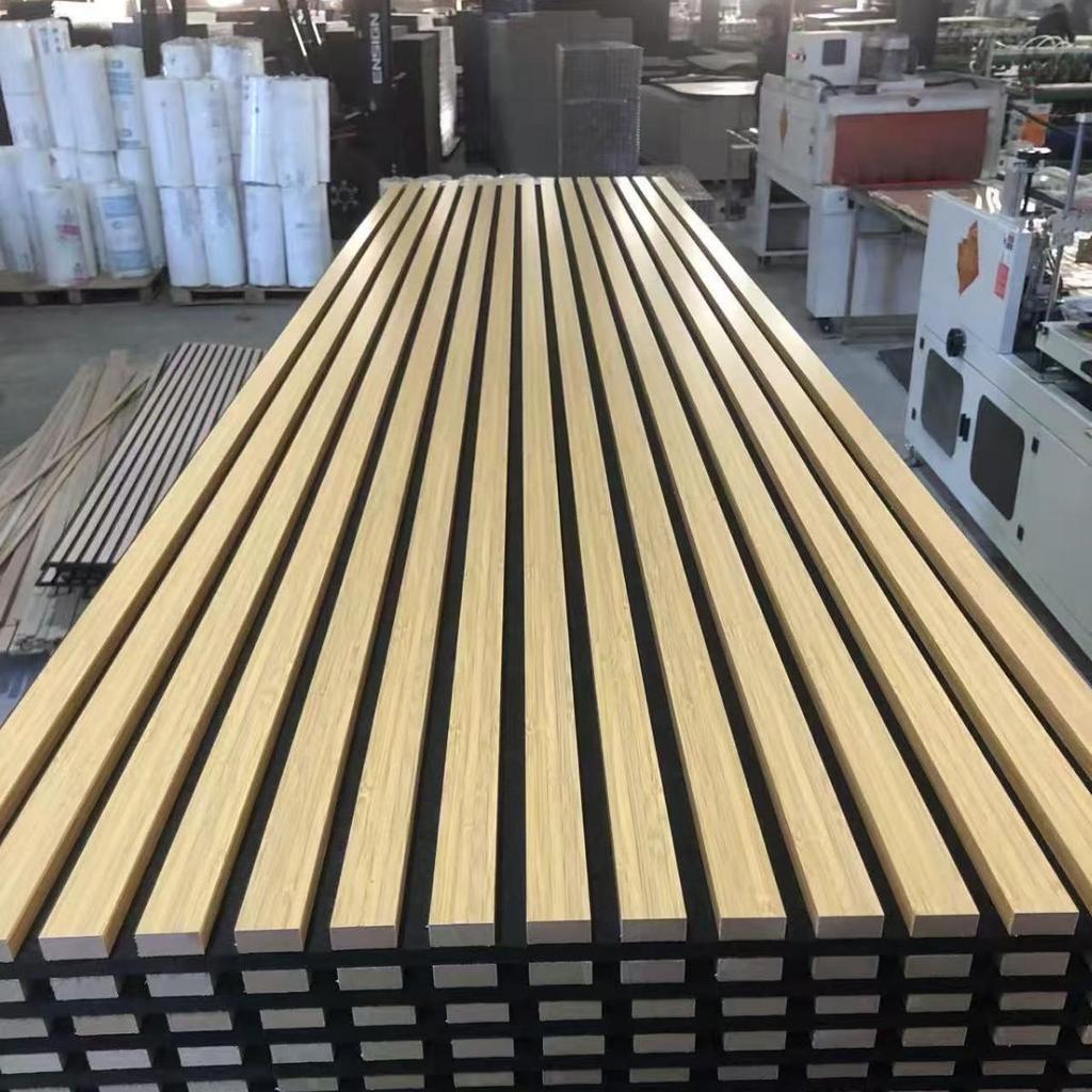 Decorative Wood & Polyester Sound-Absorbing Panels: Soundproof Wall Grilles & Fiber Panels