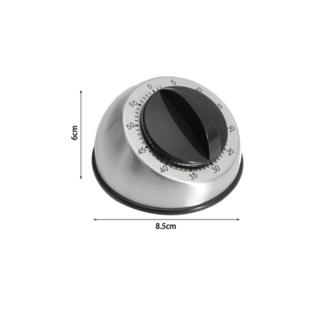 Mechanical Wind Up Cooking Baking Timer Black Time Reminder Countdown Timer  Kitchen