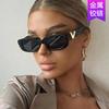 European and American Sunglasses V Small Frame Square Fashion Trend Women's Sunglasses New Retro Street Shooting Catwalk