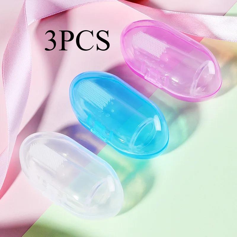 

3/10PCS/SET Silica gel Pet Finger Toothbrush Teddy Dog Brush Bad Breath Tartar Teeth Care Tool Dog Cat Cleaning Supplies S