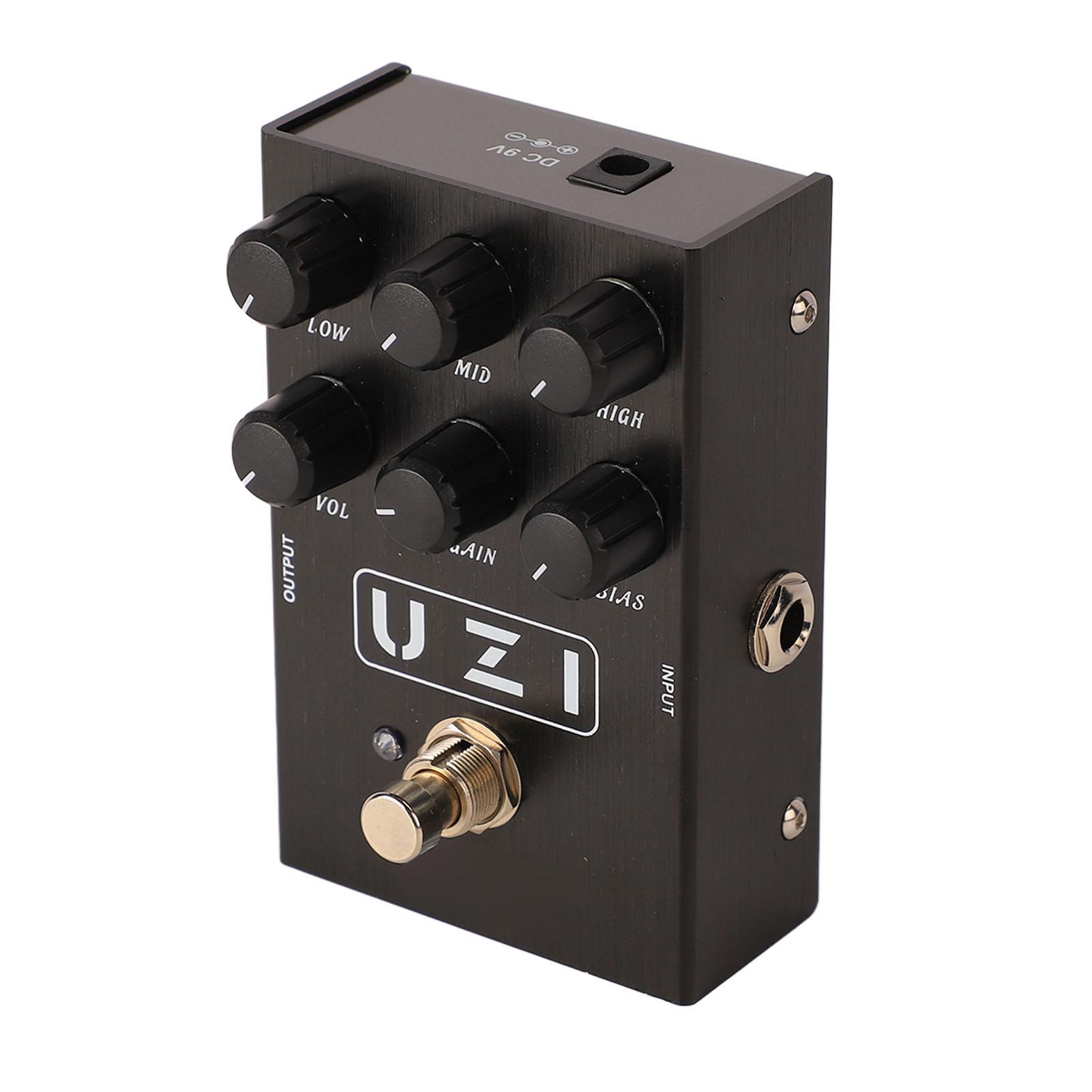 

Электрогитарные эффекты Педаль драйва Эффектор Имитирующий эффекты гитарного дисторшна и овердрайва AN 35 Черный