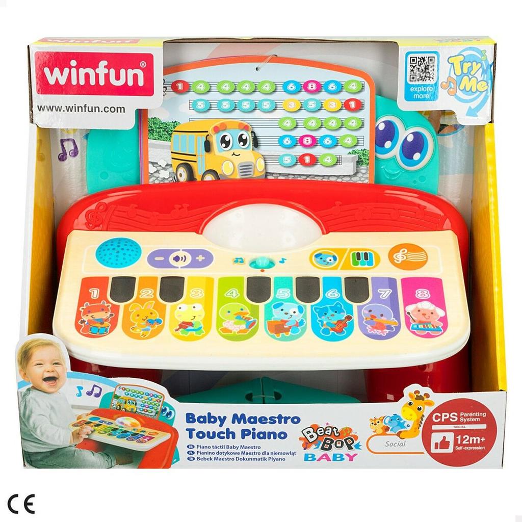 Interactive Piano for Babies Winfun 27 X 16 X 18 Cm (2 Units)