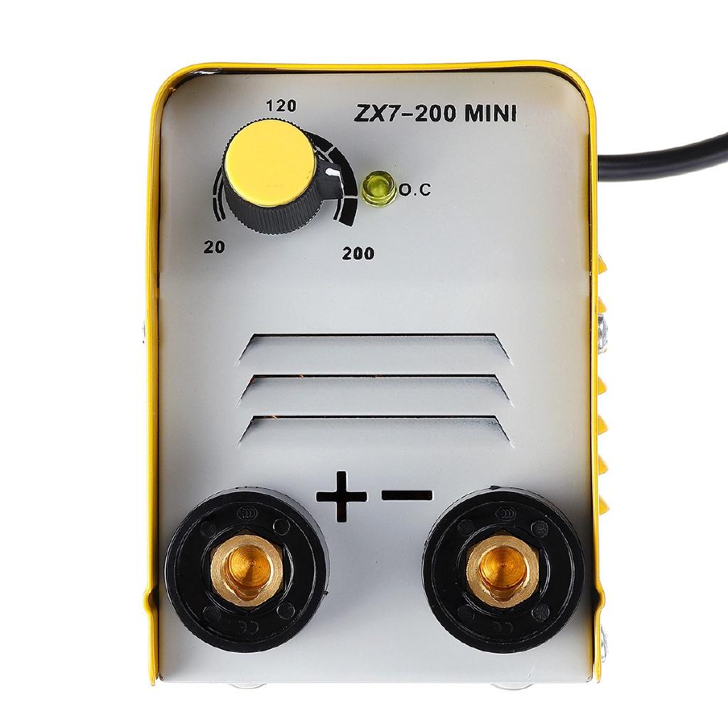 220V ZX7-200 Portable Mini Electric Arc Force Welding Machine With Insulated Electrode Inverter Welders