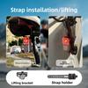 Luz trasera inteligente para bicicleta con sensor de radar, luz de advertencia LED para ciclismo