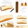 Feee Pen Case for Men and Genuine Tochigi Leather X Natural Pencil Triangular Pen Made In Japan [Fee] Women, Leather, Wood, Case, Case, [FE-3207]
