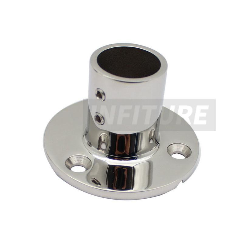 22mm/25mm/30mm/32mm 90 Degree Boat Handrail Fitting 316 Stainless Steel Marine Hardware Boat Hand Railing Round Base Tube Pipe