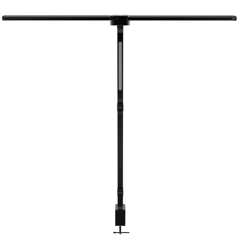 272LEDs Dimmable Desk Lamp with Clamp Double Swing Arm Architect Table Lights 4 Colors Temperature