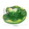 Simulation Artificial Floating Water Lotus Leaf Frog Amimal Pond Fish Tank Decoration