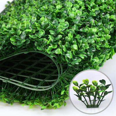 Artificial Flower Boxwood Grass 25cmx25cmBackground Board Wall NailTape Small Parts Tool Trimming Hedge PlantGarden Accessorieis