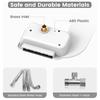 Bidet Attachment,Ultra Thin Design, Non-Electric Cold Water Bidet Toilet Seat Attachment,Retractable Self-Cleaning Dual Nozzles