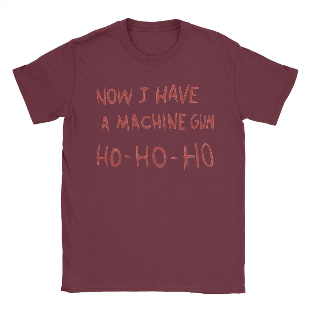Die Hard Christmas Sweater Now I Have A Machine Gun Die Hard Is A Christmas Movie T Shirt Summer Cotton T Shirts For Couple