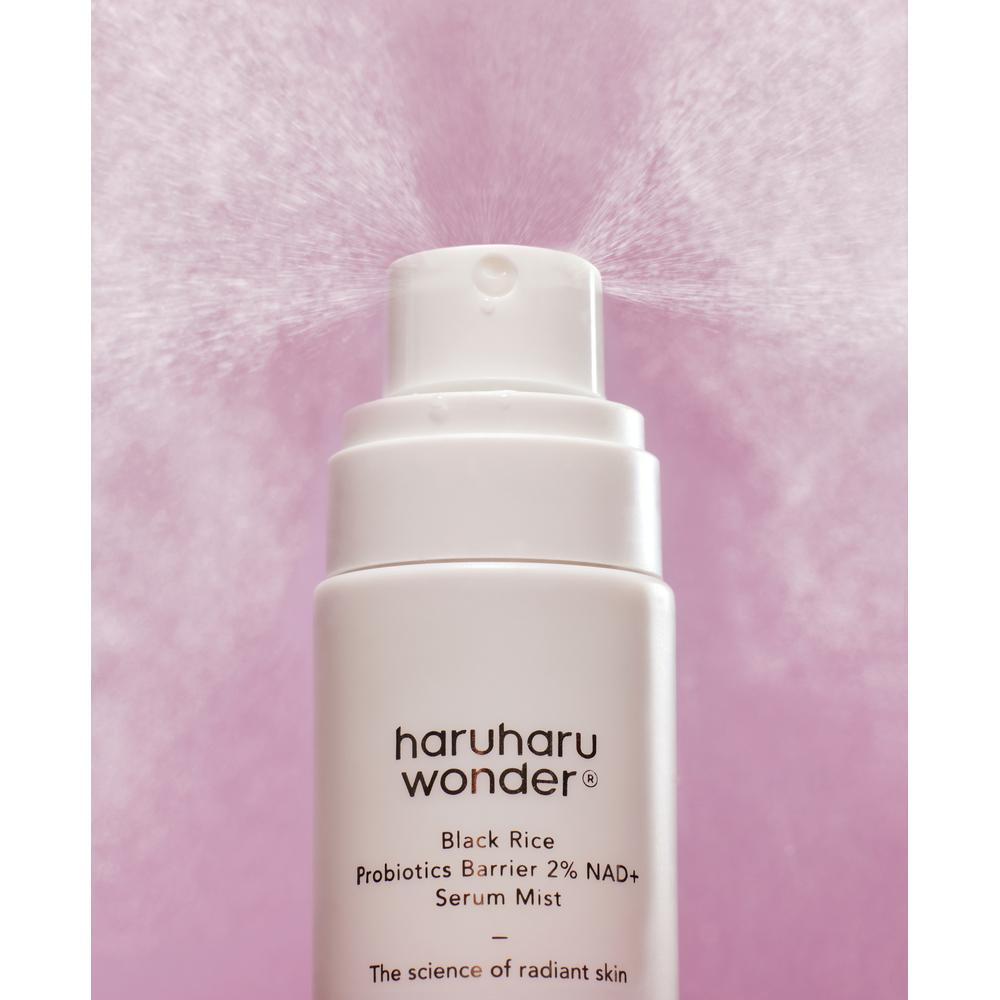 HARUHARU WONDER Black Rice Probiotics Barrier 2% NAD+ Serum Mist 80ml - Mist Boost Barrier Glow, Korean