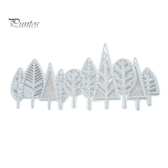 

Листья деревьев Металлические штампы для резки DIY Скрапбукинг Бумага Карты Альбом Ремесло Трафарет Форма серебряный