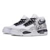 Nike Flight Legacy Thorn Bush Abrasion Resistant Abrasion Resistant Mid Top Vintage Basketball Shoes Men's BQ4212-101(Team1744-)