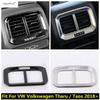 Car Rear Armrest Box Air AC Conditioning Vent Outlet Frame Cover Trim Fit For VW Volkswagen Tharu / Taos 2018 - Accessories