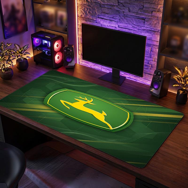John deere Stampa Tappetino Mouse Grande Superficie Liscia Anti?Tappetino da Scrivania Antiscivolo per Gaming Ufficio Decorazione Laptop
