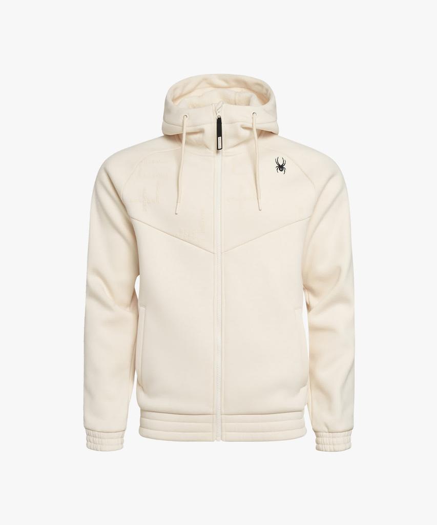 Spyder Unisex Lifestyle Lettering Graphic Set Fleece-Lined Zip-Up Hoodie Sphwcnft304Ulbg
