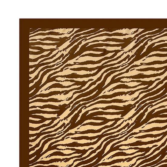 yangyizhi Women Headscarf, Zebra Print Large Square Scarf, Smooth Imitation Silk Fabric Turban Scarf Shawl Hair Tie for Travel Daily Wear