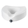 Raised Toilet Seat, 158.8 kg Capacity, 127 mm Lift Height, Commode Elevated Toilet Seat Riser with Enlarged Opening for Seniors, Elderly, Handicap,