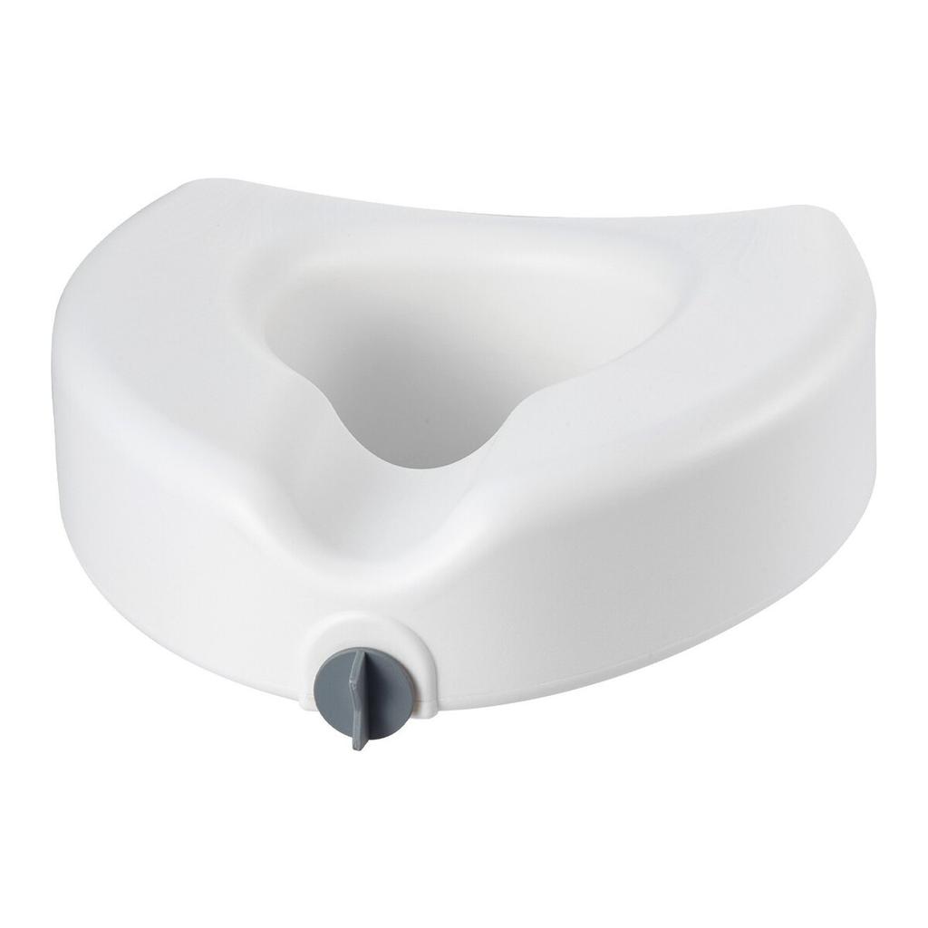 Raised Toilet Seat, 158.8 kg Capacity, 127 mm Lift Height, Commode Elevated Toilet Seat Riser with Enlarged Opening for Seniors, Elderly, Handicap,