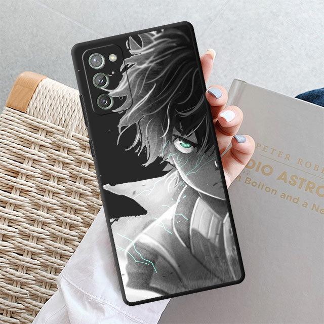 My Hero Academia Coque Case For Samsung Galaxy Note 20 Ultra 10 Plus 8 9 S21 S20 S23 5g S22 S21 Plus S22 Silicone Cover Bag