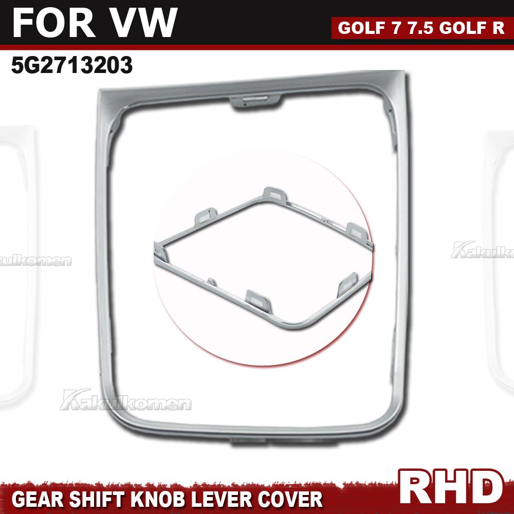 Automatic DSG Gear Shift Knob Lever Frame Bracket For VW Golf 7 MK7 7.5 Golf R Gear Surround Trim Right Hand Drive RHD