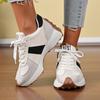 Fashion Women Sneakers 2025 Casual Versatile Thick-soled Running Sneakers Women Spring Autumn High-quality Luxury Lace-up Shoes Women