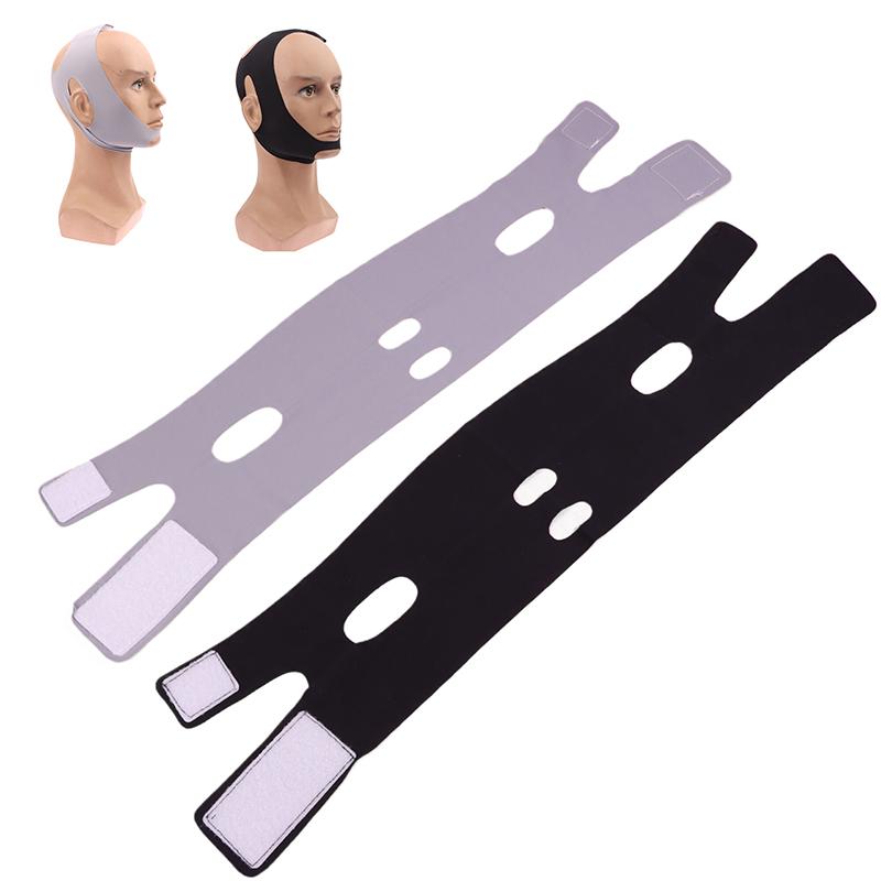 Vendaje adelgazante para mentón y mejillas para damas y hombres, moldeador en forma de V, mascarilla de estiramiento facial, banda antiarrugas, mascarilla para dormir, belleza