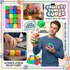 24-Pack Slow Rising Stress Relief Cubes - Easy-to- - Soft Dough Stress Balls Spinners