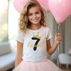 Personalized Custom Names 3 To 11 Years Old Baby T-shirt, (3-11) Birthday Crown