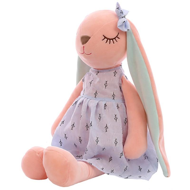 35/45cm Cartoon Long Ears Rabbit Doll Soft Plush Toys for Children Rabbit Sleeping Mate Stuffed Plush Animal Toys Easter Gifts