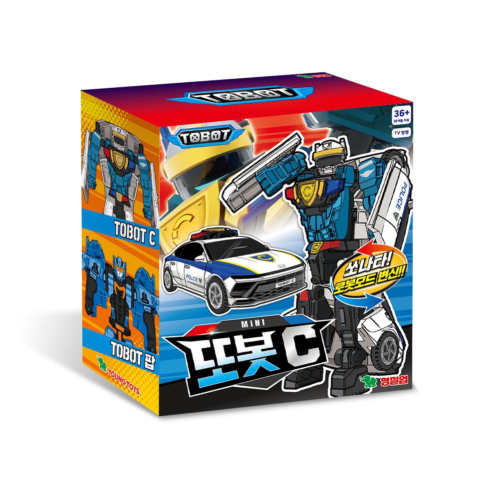 [young toys] Mini Tobot C Transforming Action Figure