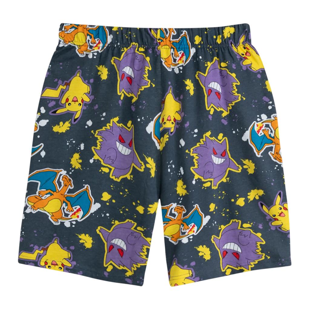 POKEMON Boys Characters Short-Sleeved Short Pyjama Set (Pack of 2)