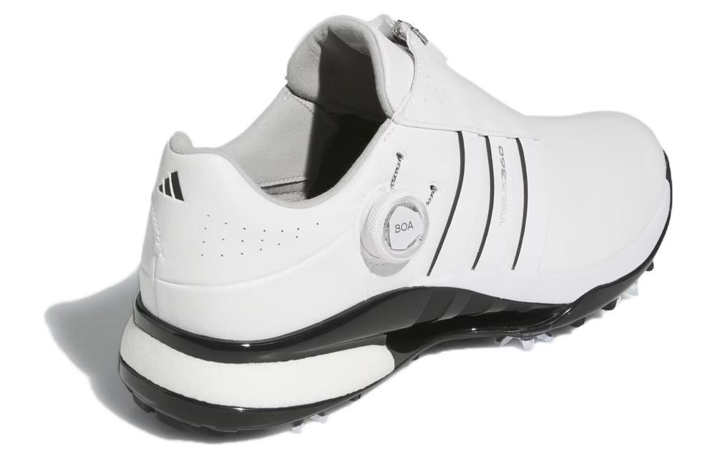 adidas Tour360 24 Boa Boost Dämpfung, Abriebfeste Niedrige Golfschuhe Herren Weiß IF0252