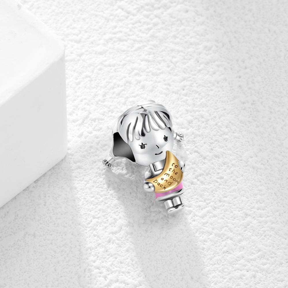 New -Selling Best Friend Series Coffee Boys And Girls Charm Fashionable Pendant Fit Original Women Bracelet Jewelry Gift