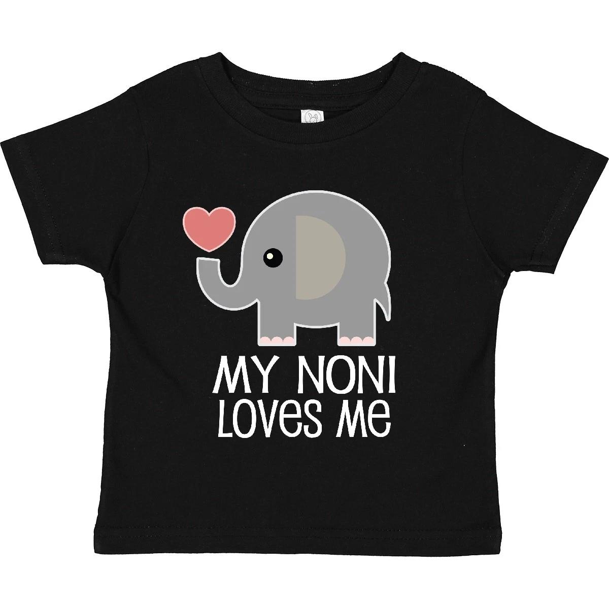 

Inktastic My Noni Loves Me Grandchild Toddler T-Shirt From Grandson Cute Childs 110