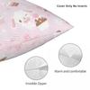 Cartoon Sugarbunnies Square Pillow Case Cushion Covers Creative Decorative Pillowcase for Sofa 40*40cm