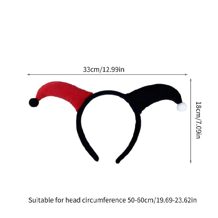 Women Hairbands Festive Clown Horn Birthday Party Photo Booth Props for Girl