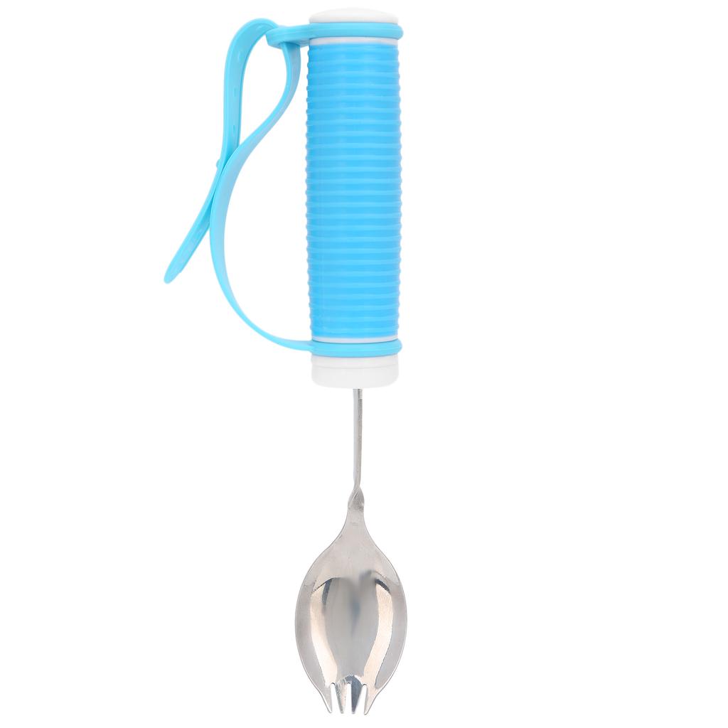 Fork Eating Aid NonSlip Adjustable Strap 2 in 1 Spoon for Parkinson Arthritis MS Hand Tremors