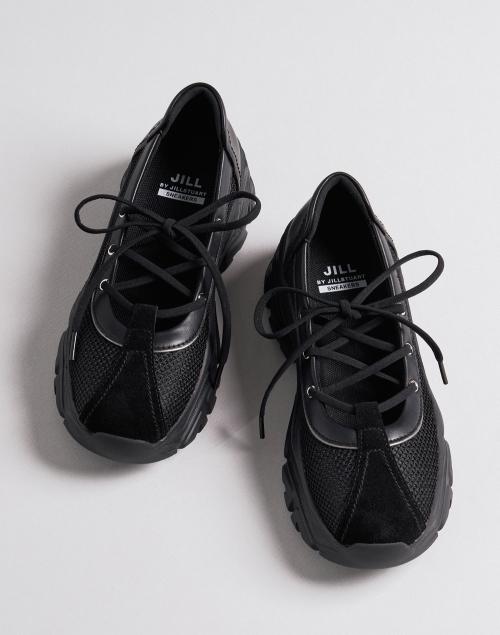 [JILL BY JILLSTUART] Mesh Platform Sneakers JLSO5F212BK JLSO5E213WT White_Jlso5E213Wt-225