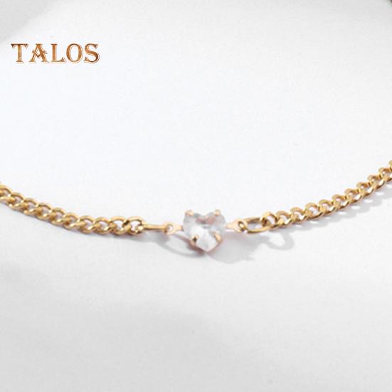 2Pcs Women Charm Bracelet Shiny Rhinestone Inlaid Adjustable Fit Wristband Anniversary Birthday Jewelry Gift