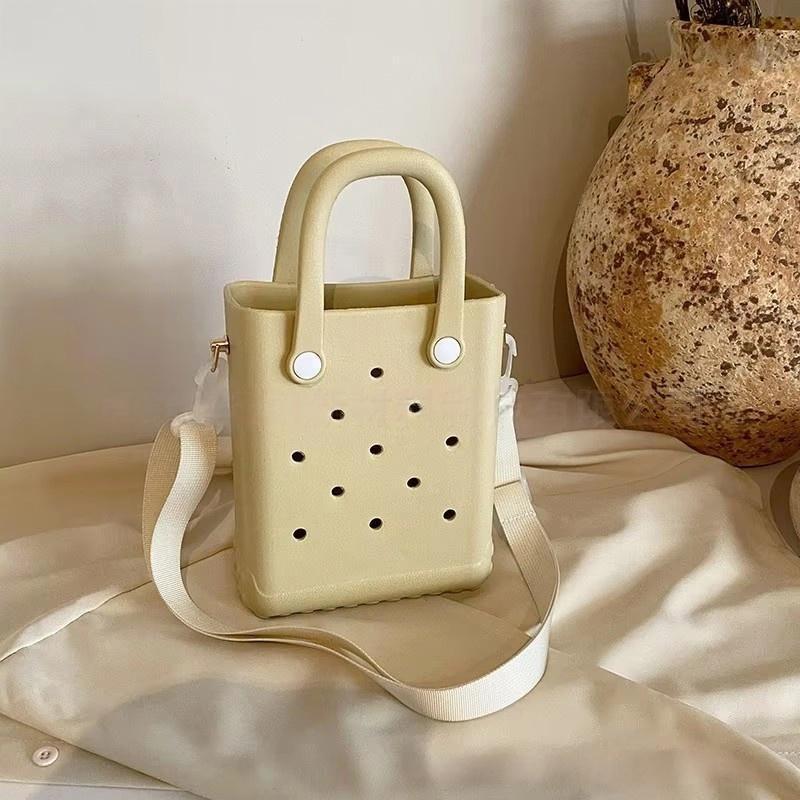 Women Mini Tote Bag EVA Flexible Bag Practical for Vacation Office and Travel Shopping