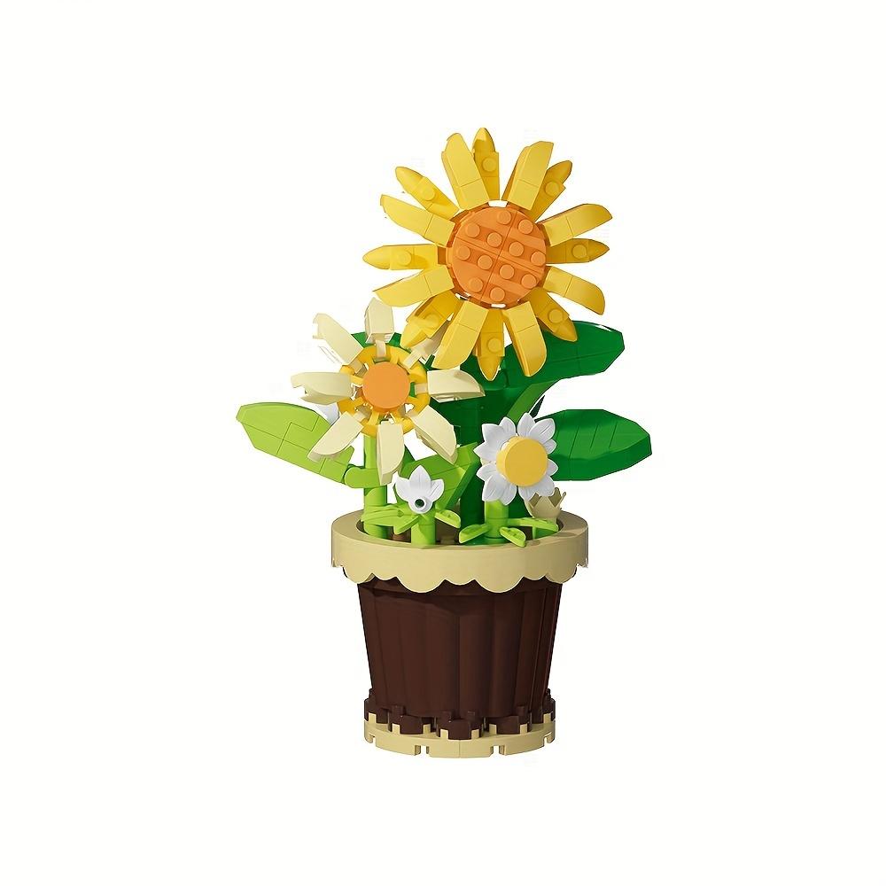 Набор строительных блоков «Букет цветов» — набор из бонсай и растений из АБС-смолы — фото 8