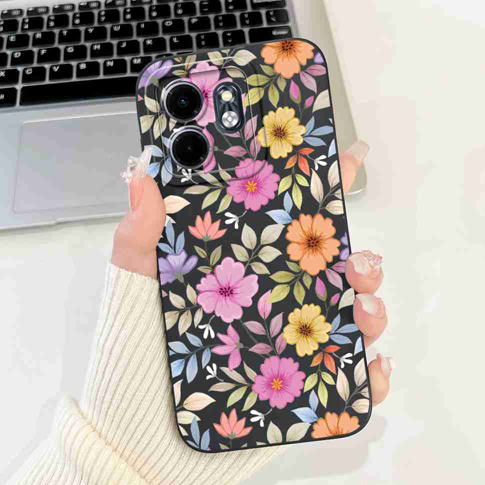 For Infinix Hot 50i Case Hot50i X6531 Lovely Rabbit Silicone Soft TPU Cover Fundas For Infinix Smart 9 Smart9 X6532 Phone Cases
