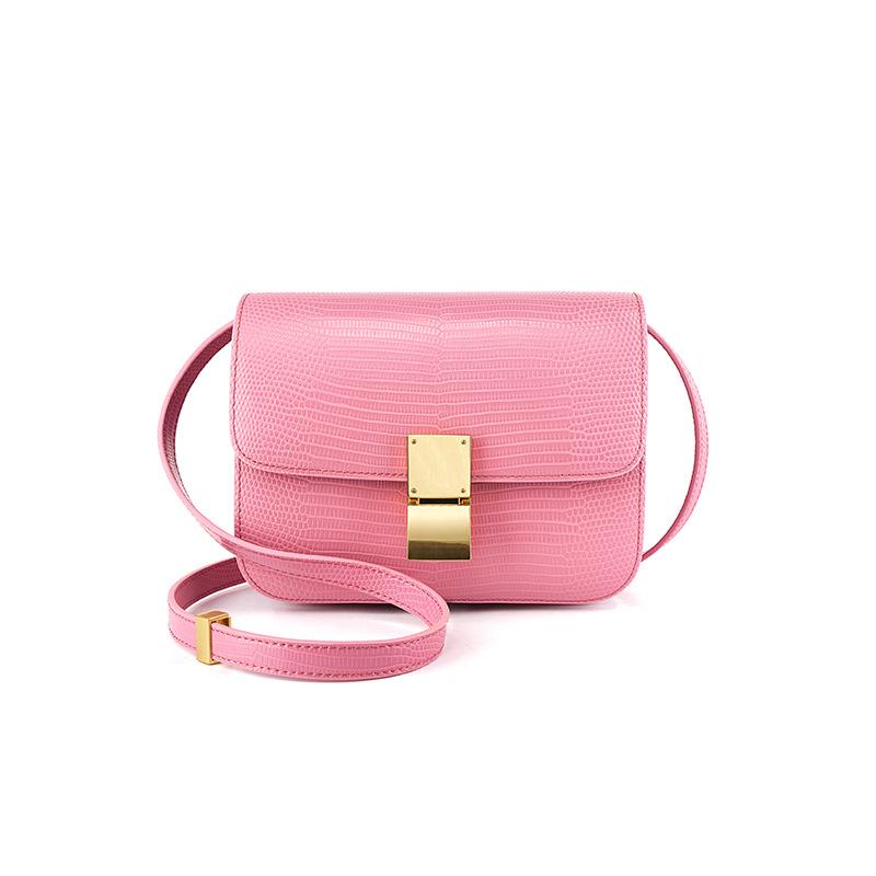 

Leather Bag New High-end Small Square Bag Shoulder Messenger Bag Versatile and Popular Women s Bag