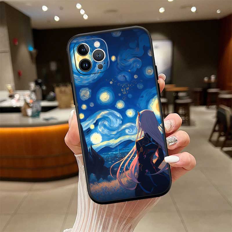 UP50 Zero Two Phone Case for OPPO A40 A60 A80 A15 A16 A16K A12 A17 A17K A54 A54S A53 A53S A55 A56 A57 A98 F23