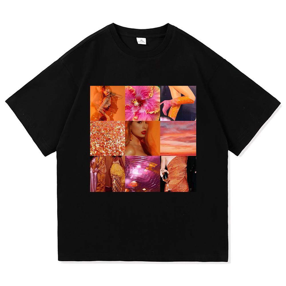 New Album The Life of A Showgirl TShirt 2025 Retro Men Women Clothing Harajuku High Quality Tops for Lover Gifts Cotton TShirts